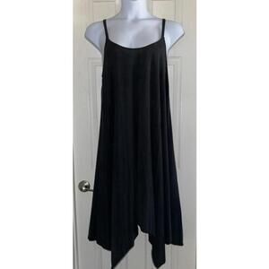 Torrid Dress Midi Studio Black Trapeze Dress Sz 2